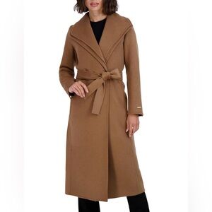 Olive Green Blanket Wrap Coat